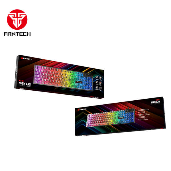 Fantech Shikari K515 gaming keyboard, with RGB lighting, boxed. Fantech Shikari K515 gaming keyboard, with RGB lighting, boxed.